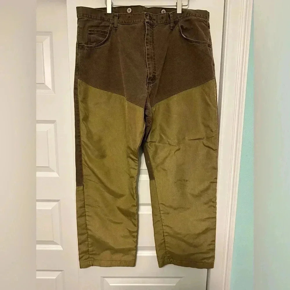Vintage Wrangler ProGear Upland Jeans Brush Guard Mens Sz 42x30 Hunt Double Knee